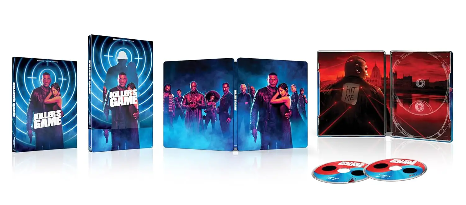 The Killers Game 4k Blu-ray SteelBook Amazon Exclusive open