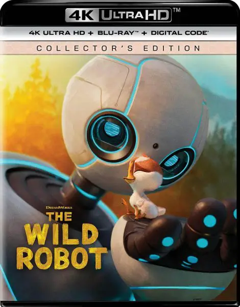 The Wild Robot Collectors Edition 4k Blu-ray