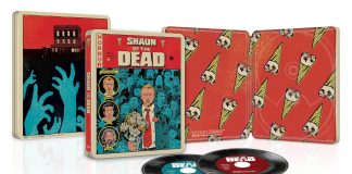 Shaun of the Dead 4k Blu-ray 2024 SteelBook open