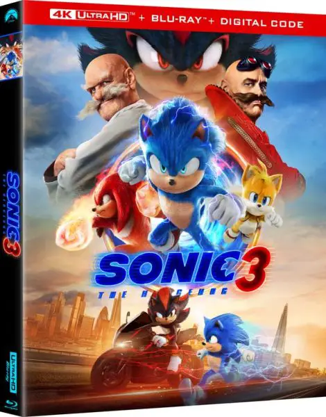 Sonic The Hedgehog 4k Blu-ray