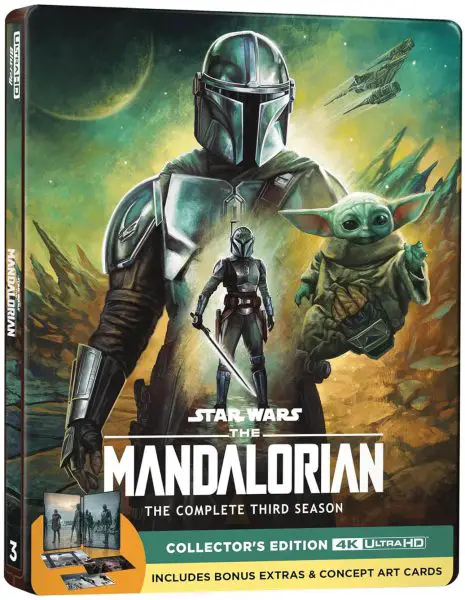 The Mandalorian The Complete Third Season 4k Blu-ray SteelBook