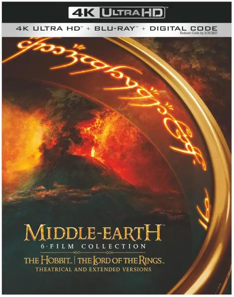 Middle-Earth 6-Film Collection 4k UHD BD Digital