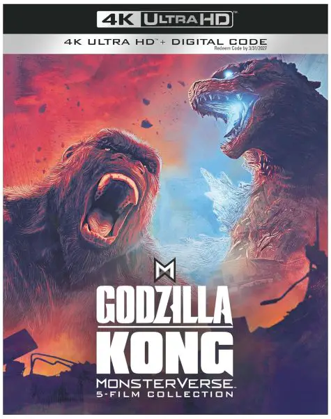 Godzilla Kong Monsterverse 5-Film Collection 4k Digital 2025 edition