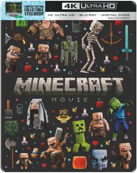 A Minecraft Movie 4k UHD SteelBook