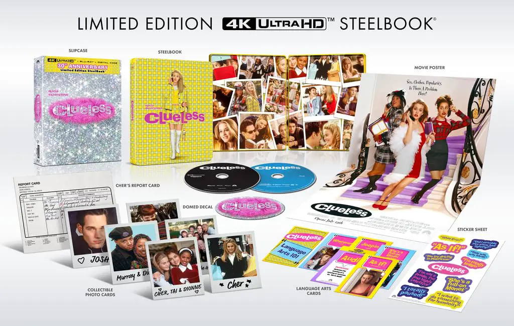 Clueless (1995) 4k Blu-ray SteelBook open
