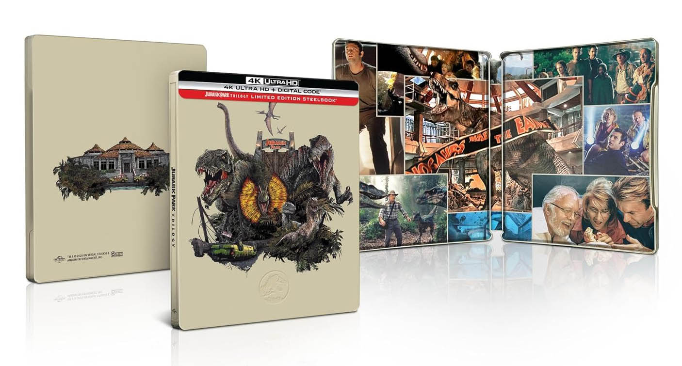 Jurassic Park Trilogy Limited Edition SteelBook open