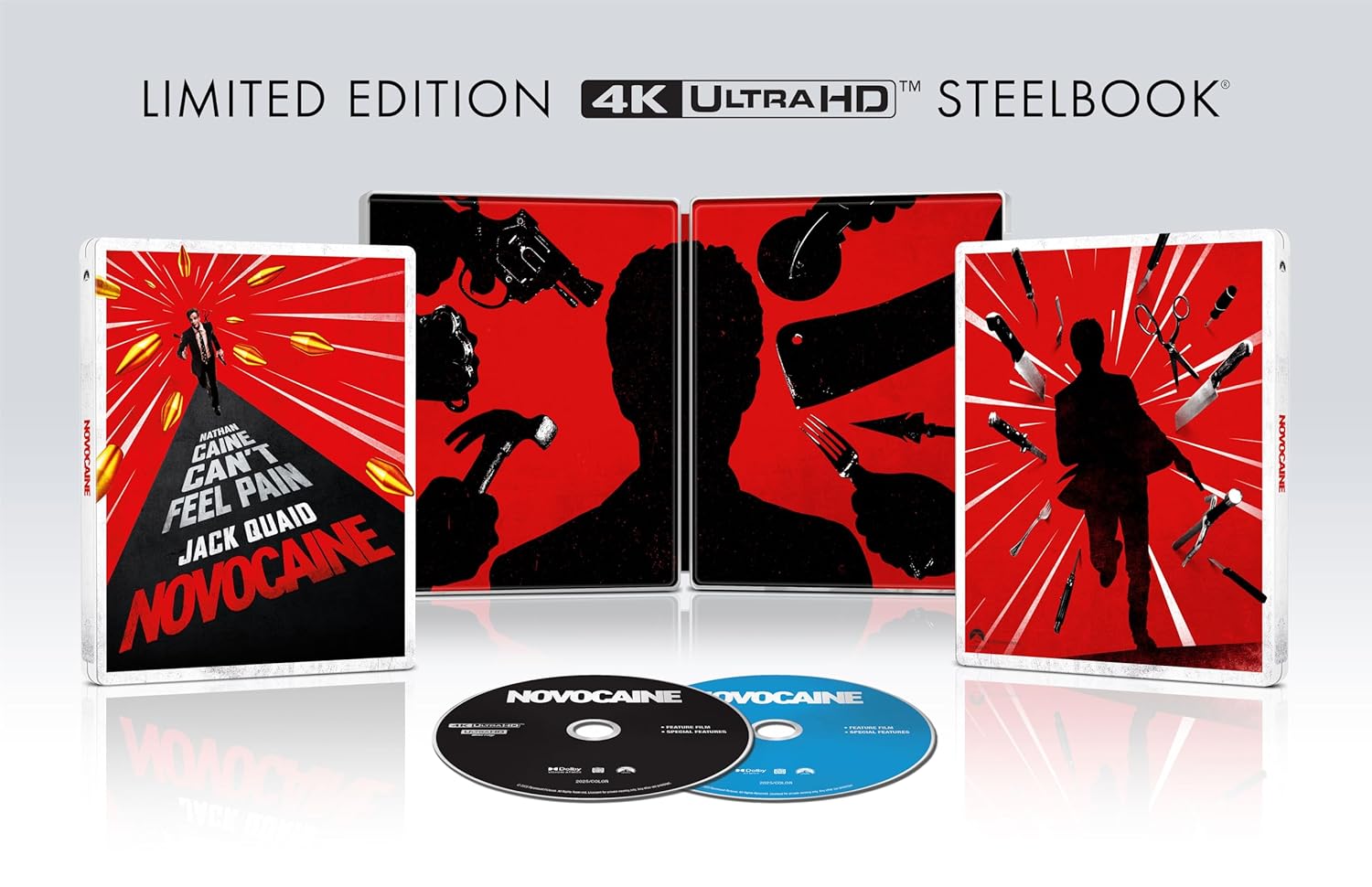 Novocaine (2025) 4k SteelBook Amazon Exclusive open