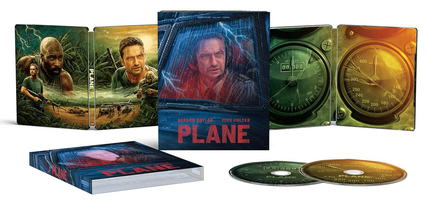 Plane (2023) 4k UHD/BD/Digital SteelBook Lionsgate Amazon Exclusive