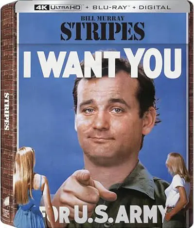 Stripes 4k Blu-ray SteelBook