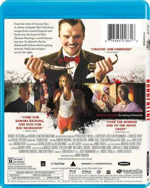 Borderline Blu-ray specs