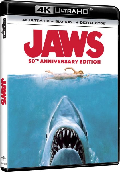Jaws (1975) 50th Anniversary 4k Blu-ray