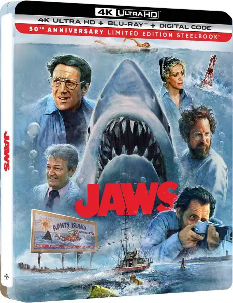 Jaws 50th Anniversary Limited Edition 4k SteelBook