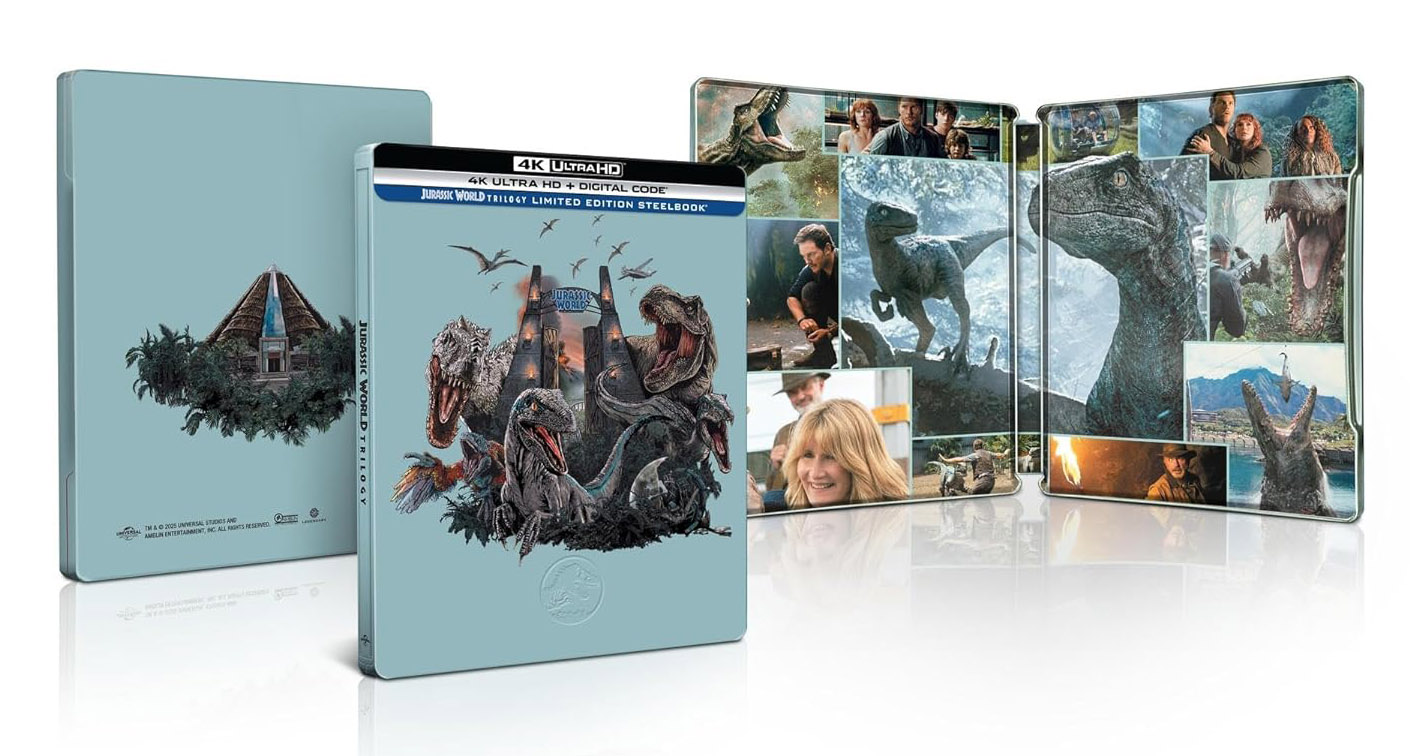 Jurassic World Trilogy 4k UHD SteelBook