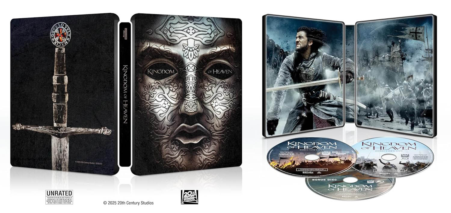 Kingdom Of Heaven Directors Cut 3 Discs 4k UHD