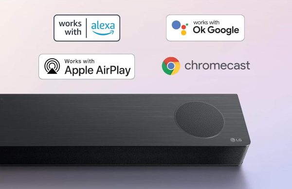 LG S80QR 5.1.3ch Sound bar Dolby Atmos support logos