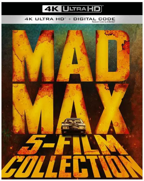 Mad Max 5-Film Collection 4k UHD Digital