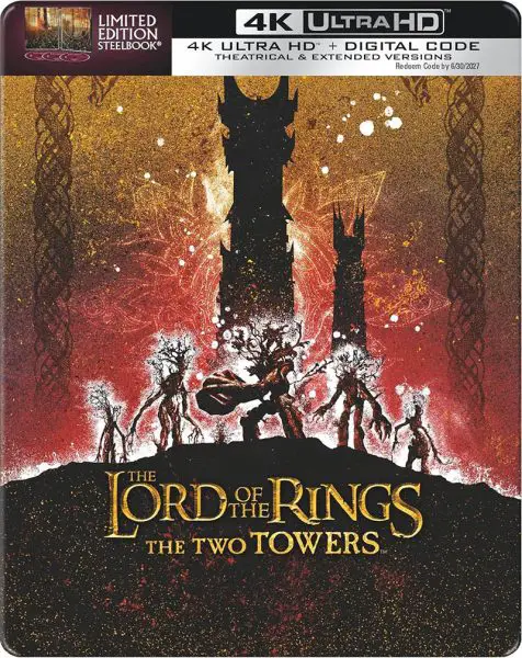 The Lord of the Rings The Two Towers 4k Steelbook