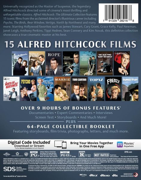 Alfred Hitchcock- The Ultimate Collection Blu-ray Digital