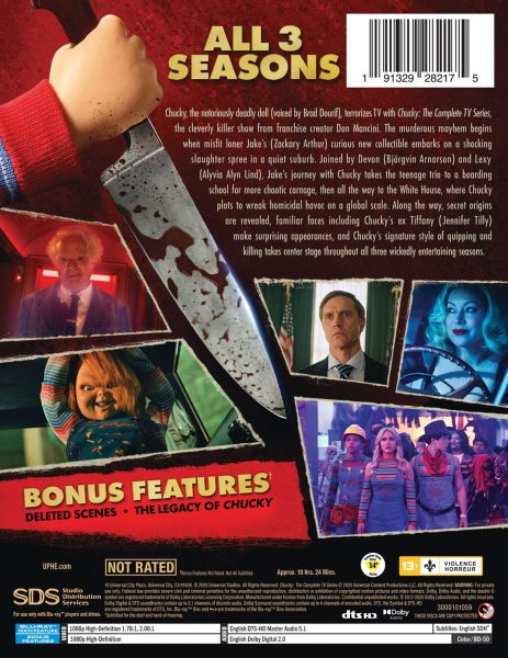 Chucky: The Complete Series Blu-ray specs