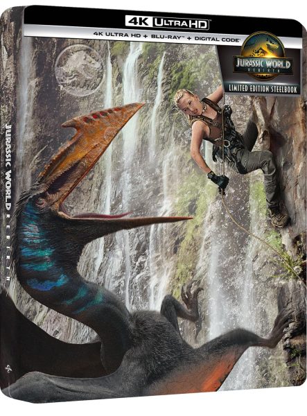Jurassic World Rebirth 4k Blu-ray SteelBook