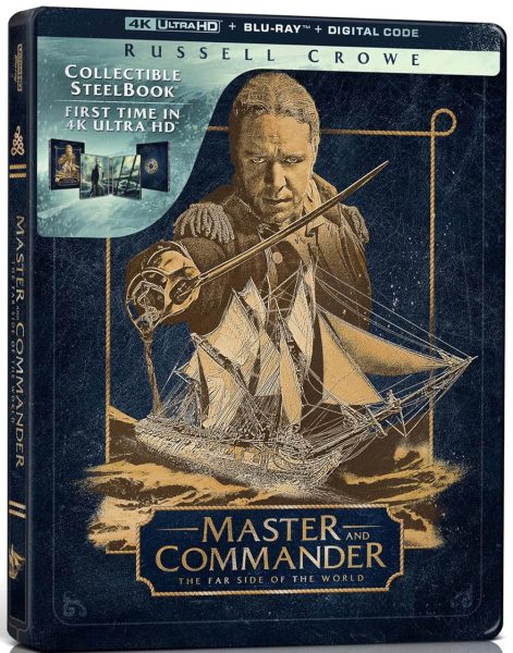 Master and Commander The Far Side of the World 4k Blu-ray SteelBook