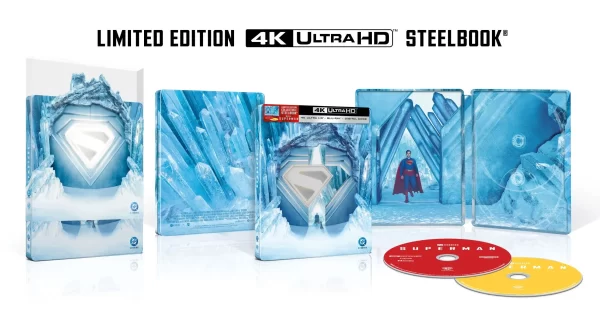 Superman 4k SteelBook open 