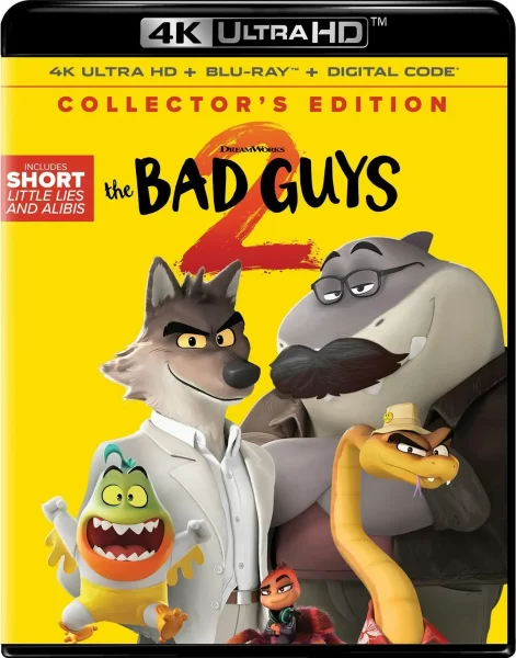 The Bad Guys 2 (2025) 4k Blu-ray/Blu-ray/Digital