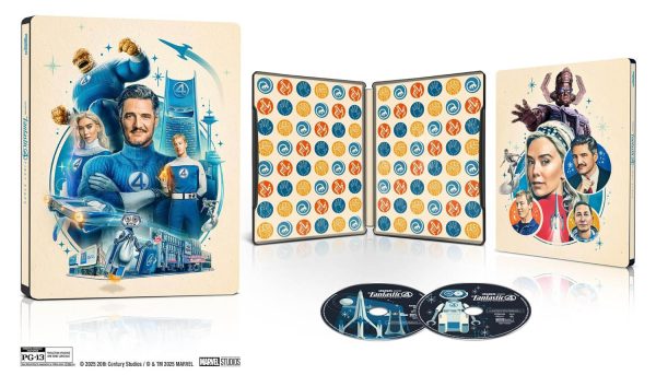 The Fantastic Four- First Steps 4k SteelBook open