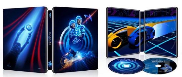 Tron 4k SteelBook exterior interior