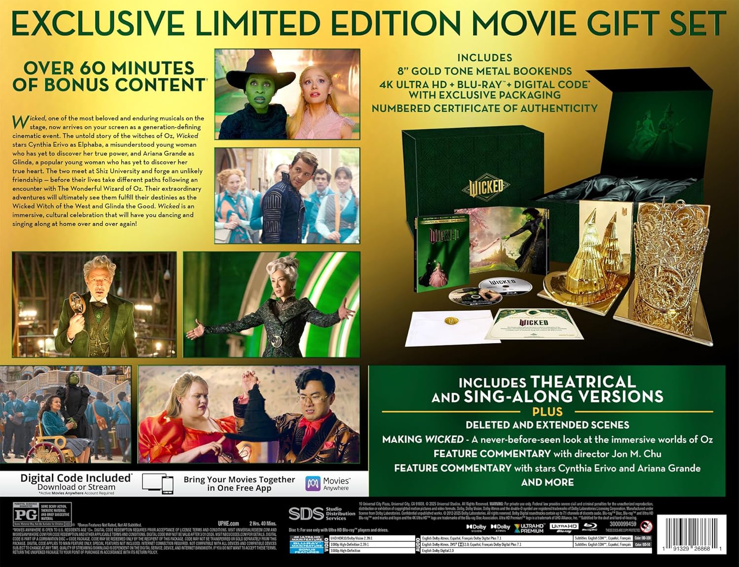 Wicked giftset specs