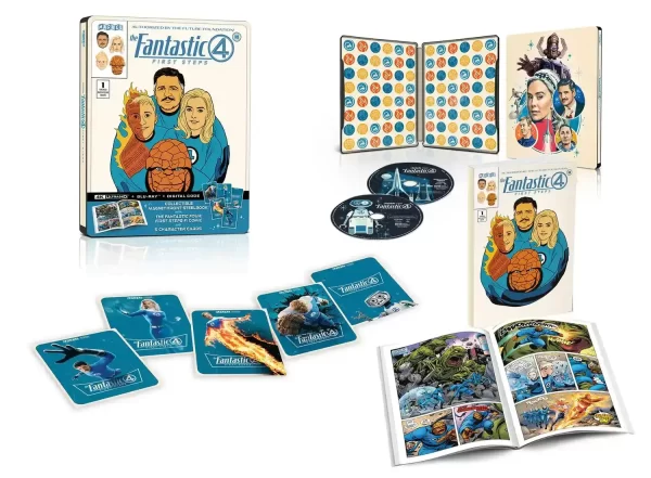 the fantastic four first steps 4k blu-ray steelbook Amazon open