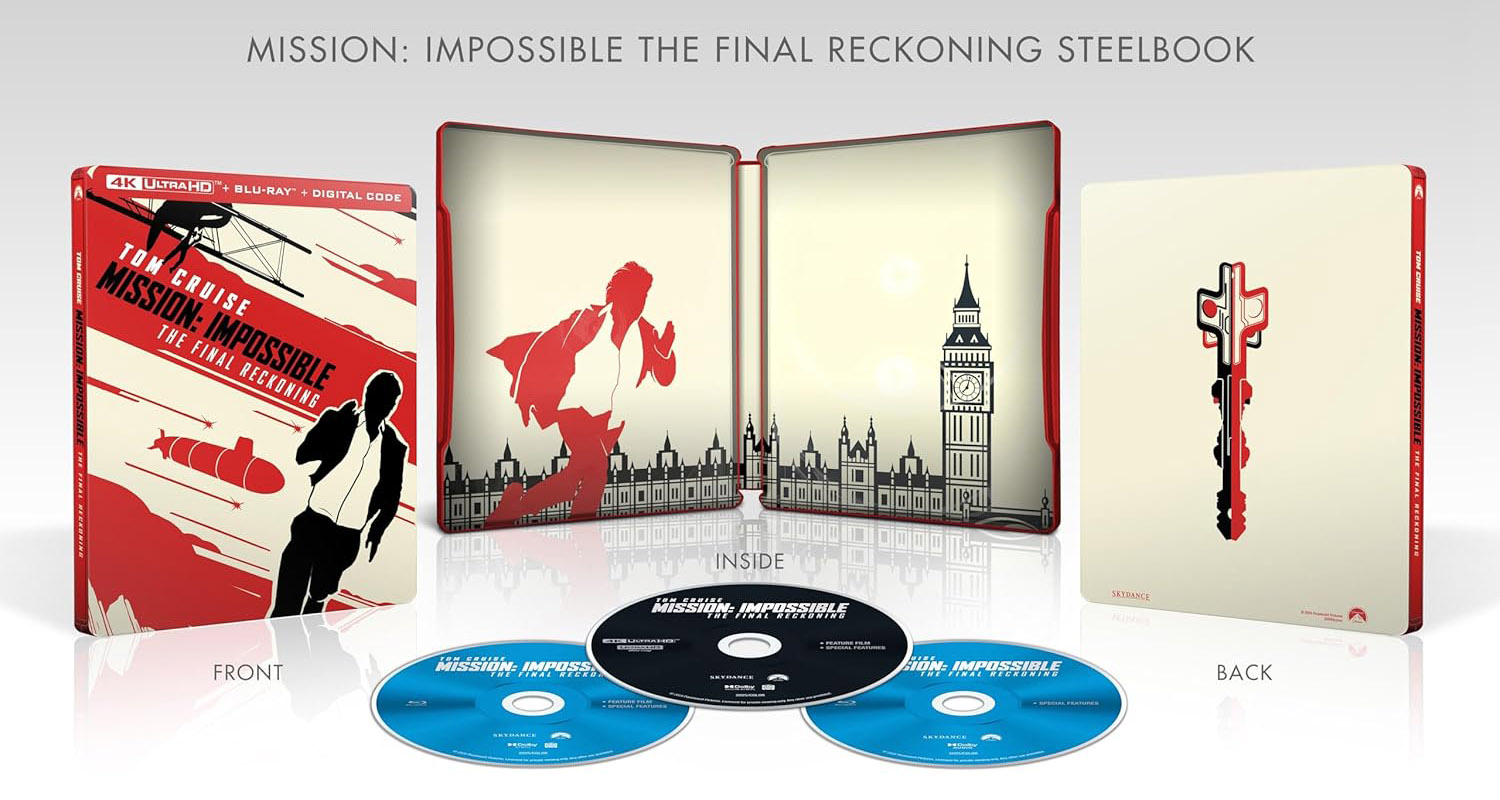 Mission Impossible The Final Reckoning SteelBook open