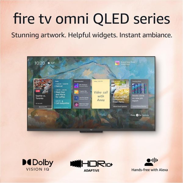 Amazon Fire TV 43-inch Omni QLED Series 4K UHD Smart TV Dolby Vision features