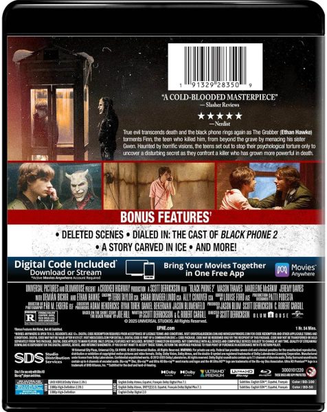 Black Phone 2 4k UHD Collectors Edition specs