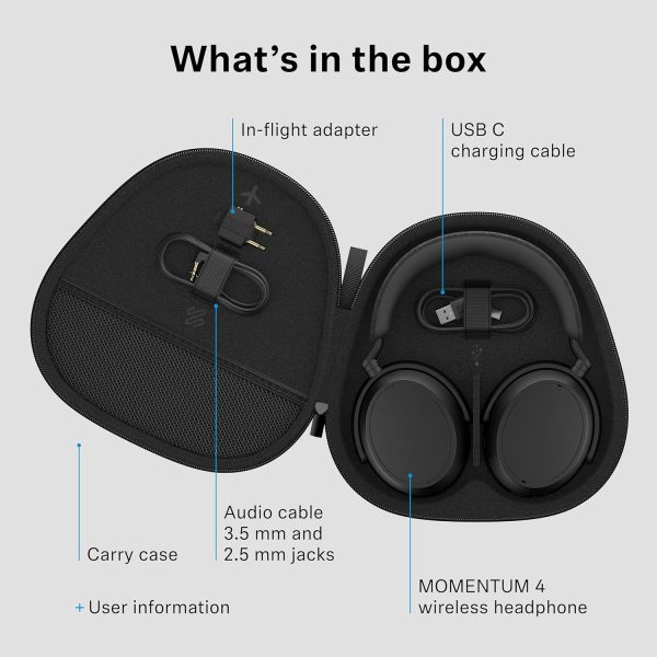 Sennheiser MOMENTUM 4 Wireless Headphones case
