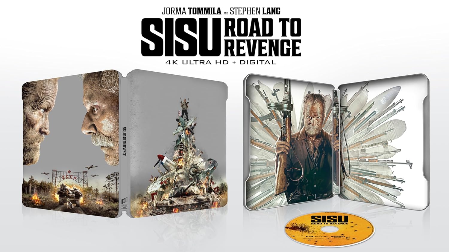 Sisu- Road to Revenge 4k SteelBook open