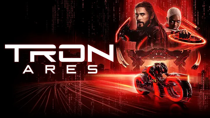 Tron Ares 2025 digital poster wide