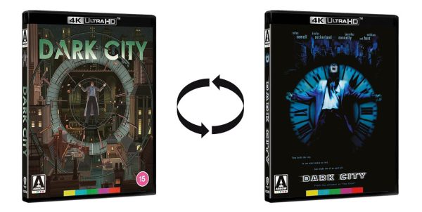 Dark City 4k UHD standard edition UK Arrow Video reversible