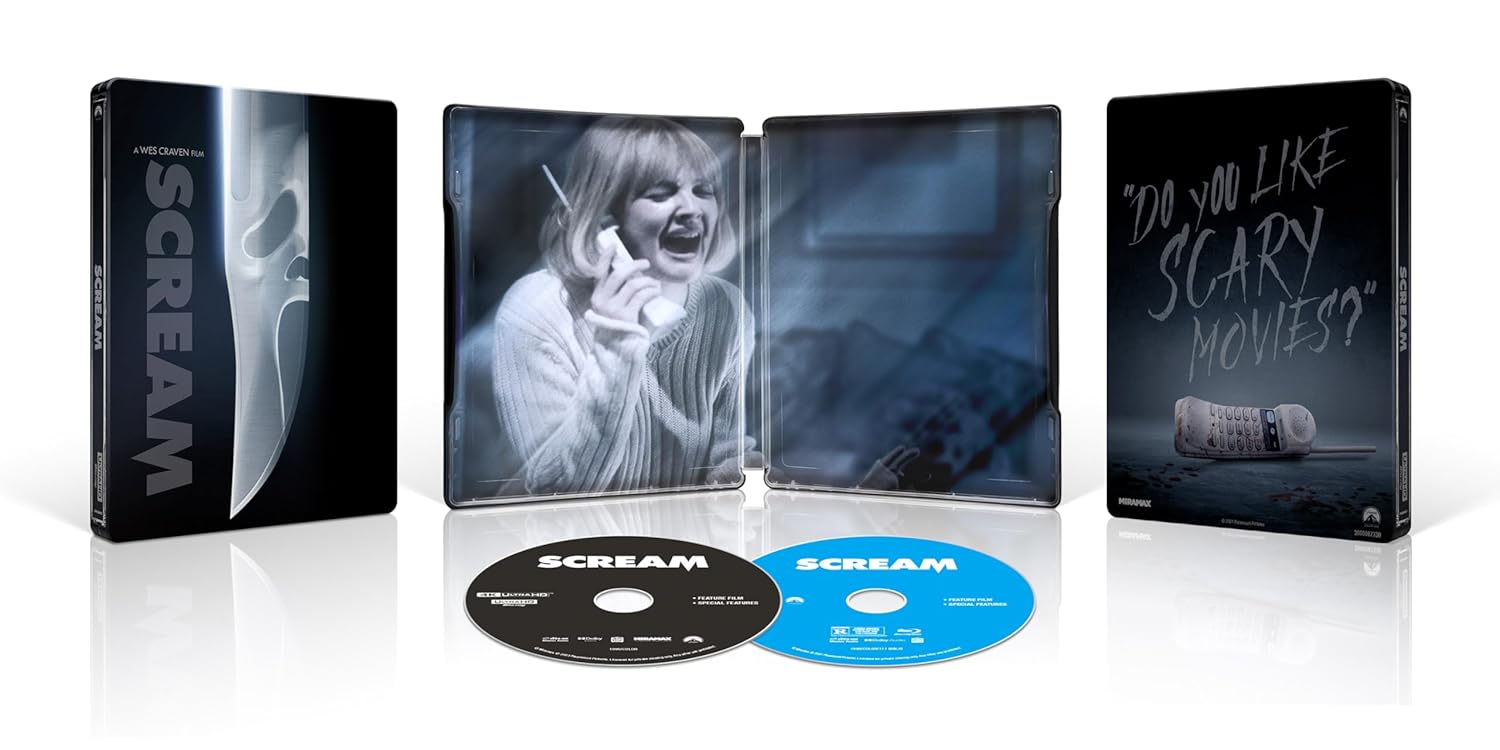 Scream (1996) 4k UHD Blu-ray SteelBook reprint 2025 open