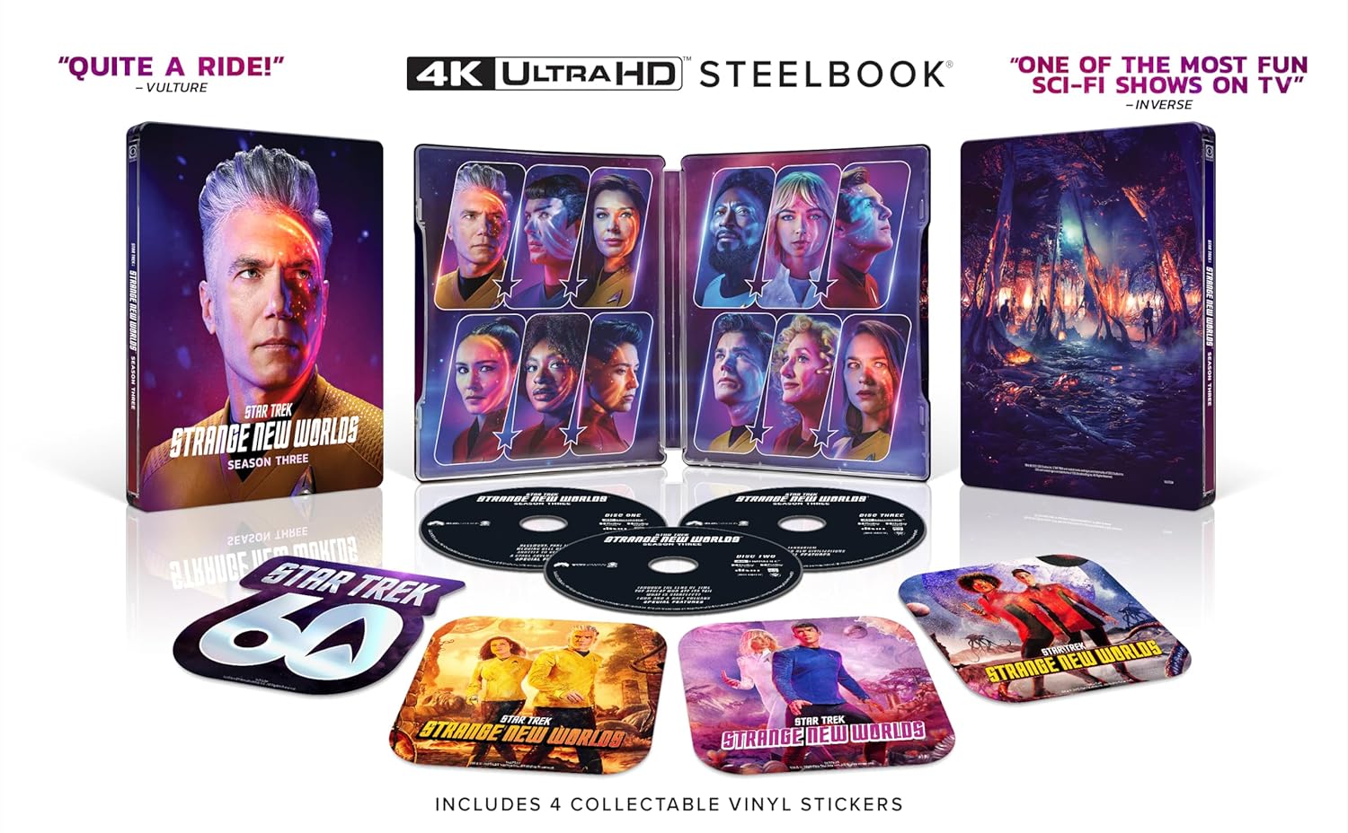 Star Trek- Strange New Worlds - Season Three 4k Blu-ray SteelBook