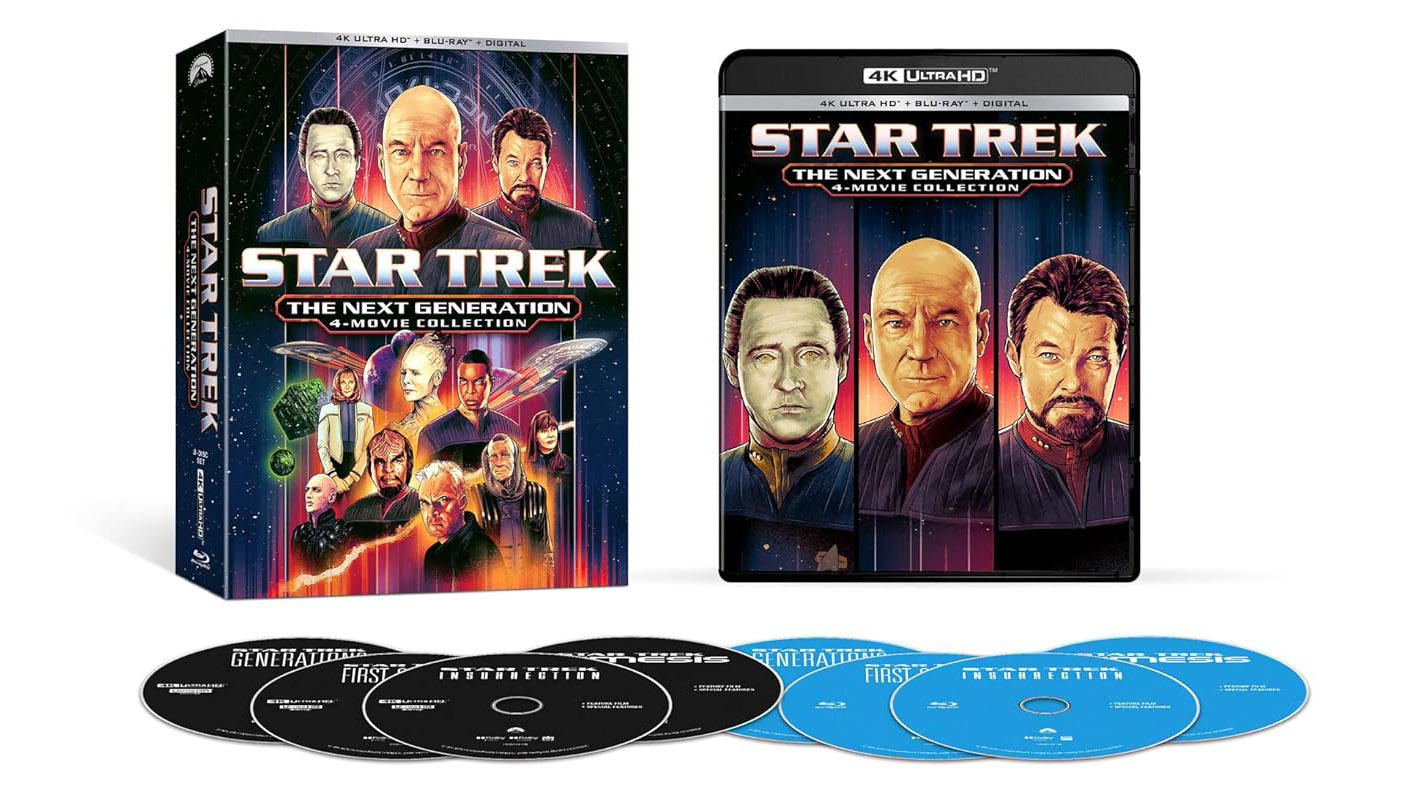 Star Trek- The Next Generation 4-Movie Collection 4k UHD BD Digital open