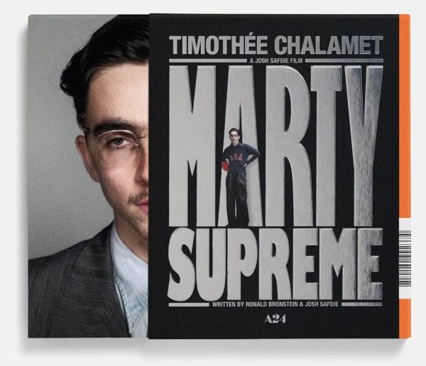 Marty Supreme 4k Blu-ray slipcover