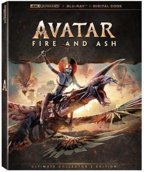 Avatar Fire and Ash 4k Blu-ray