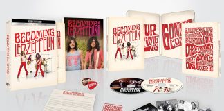 Becoming Led Zeppelin 4K UHD Collector's Limited Edition open