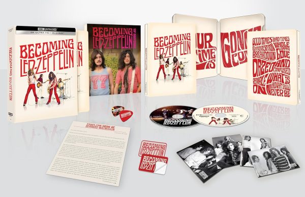 Becoming Led Zeppelin 4K UHD Collector's Limited Edition open