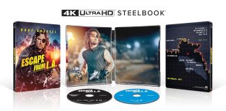 John Carpenter’s Escape From L.A. Is Releasing In A Limited Edition SteelBook John Carpenters Escape From L.A. 30th Anniversary Limited Edition SteelBook open