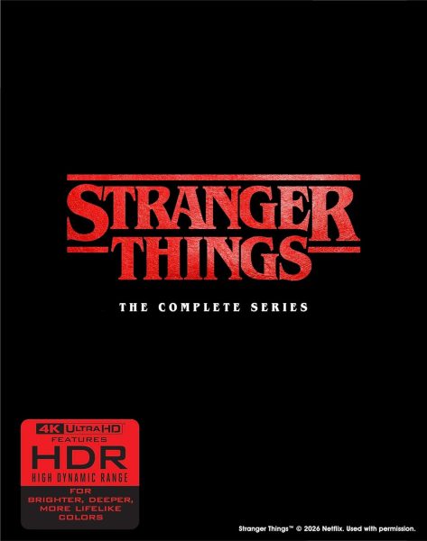 Stranger Things- The Complete Series 4k UHD flat