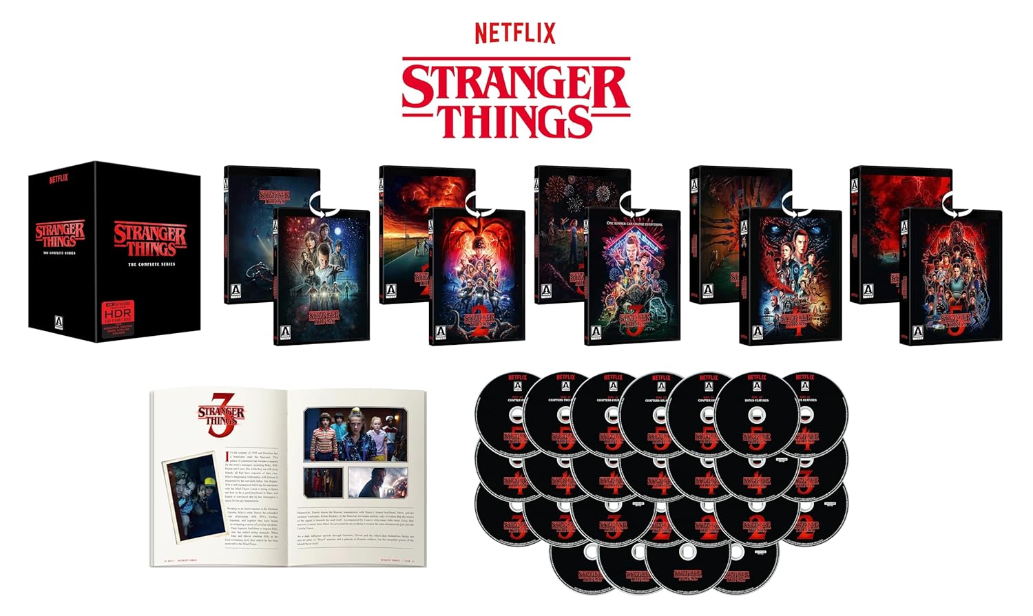 Stranger Things- The Complete Series 4k UHD open