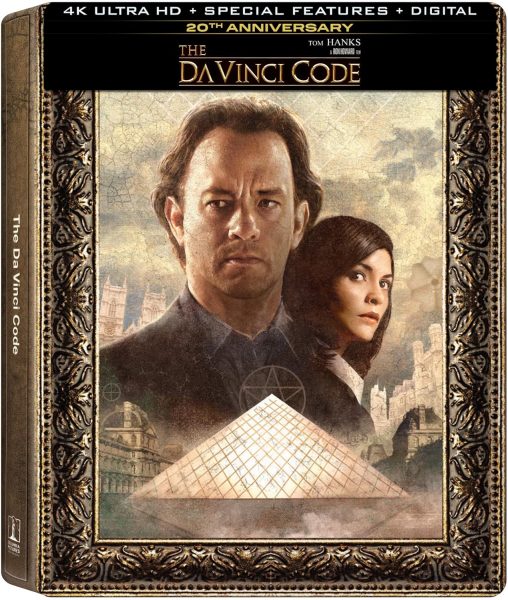 The Da Vinci Code 4k SteelBook 20th Anniv Sony