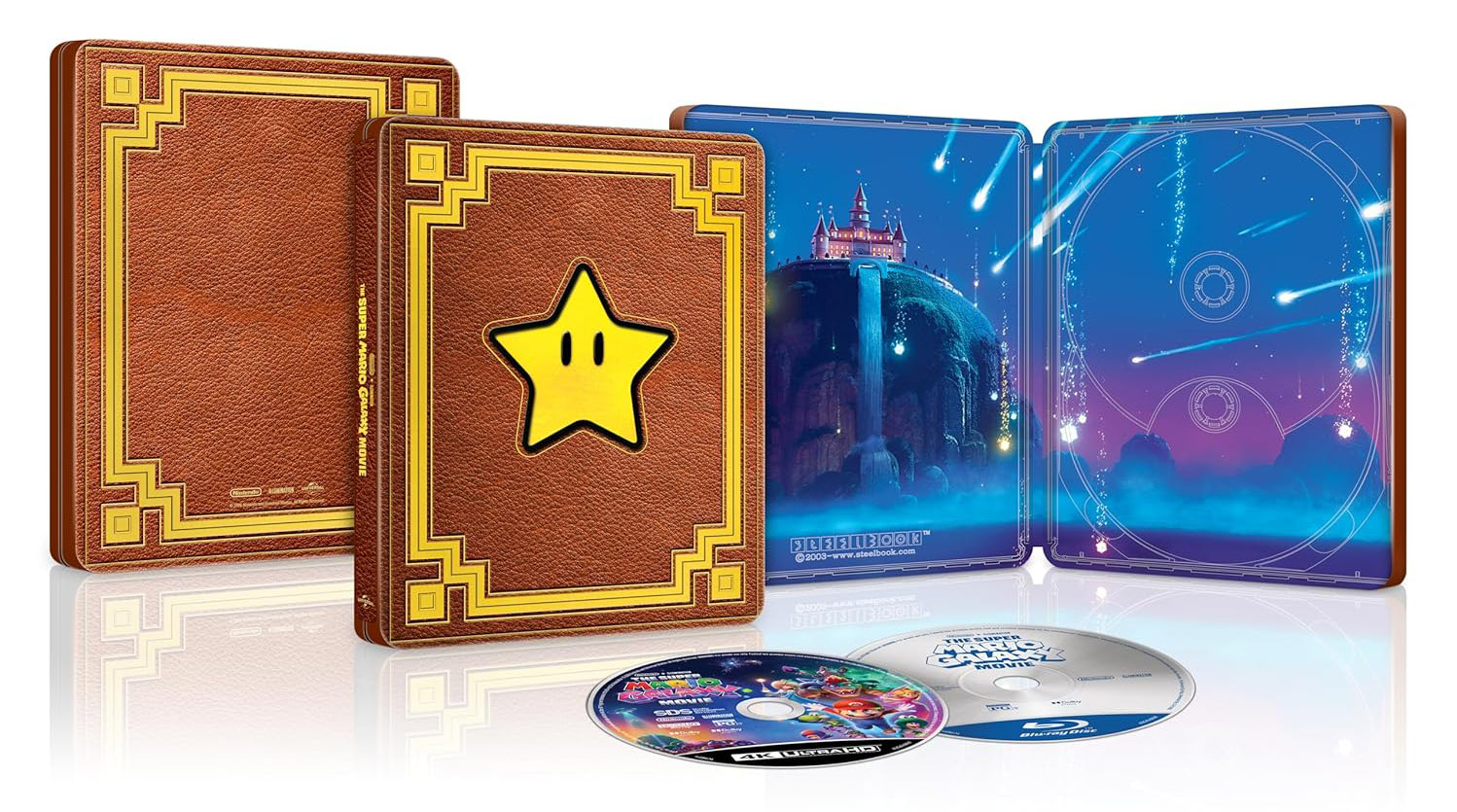 The Super Mario Galaxy Movie - Limited Edition SteelBook open